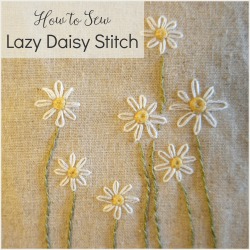 how to sew fern stitch hand embroidery