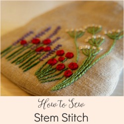 how to sew fern stitch hand embroidery