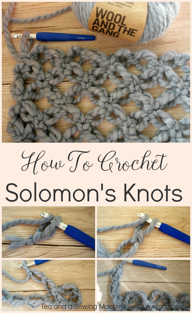 how to crochet solomon's knots