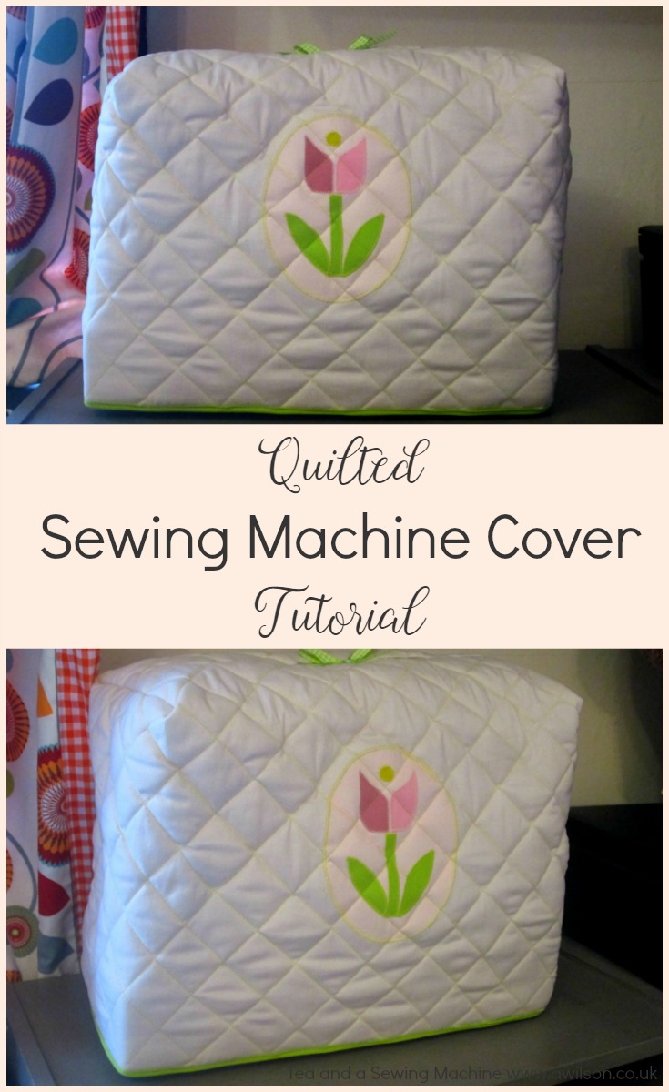 quilted sewing machine cover tutorial 