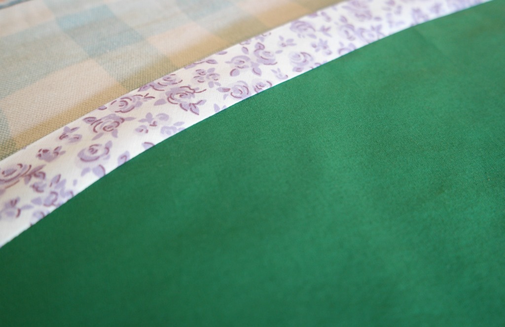 how to sew a hem with bias binding