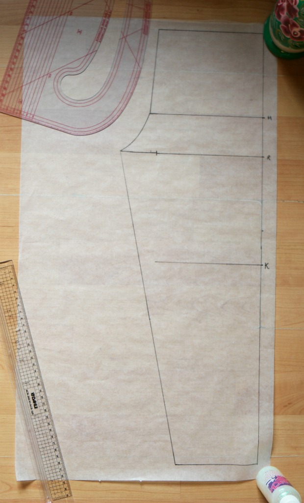 how to draft a trouser pattern