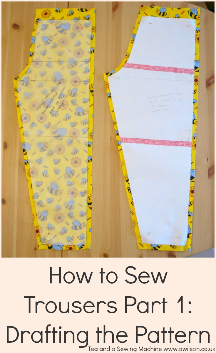 how to draft a trouser pattern