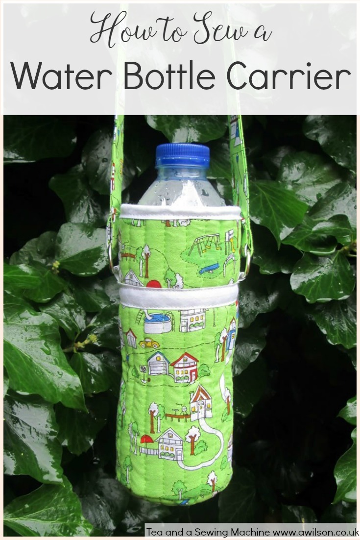 how to sew a water bottle carrier