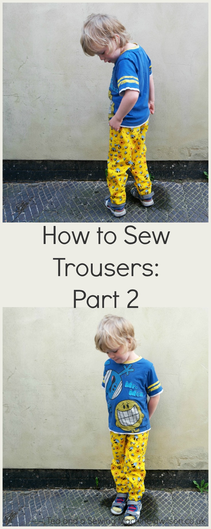 How to sew trousers from your own measurements from a pattern you made yourself 