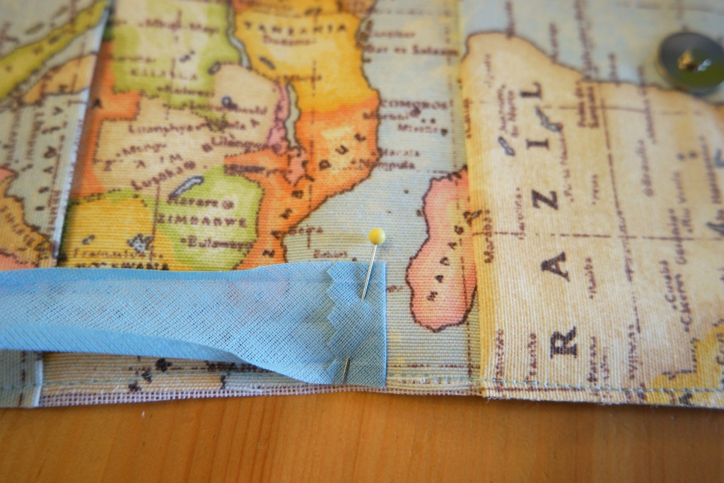 how to sew a passport wallet holder