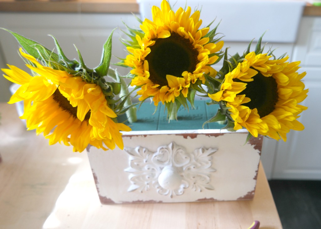 easy diy autumn flower arrangement