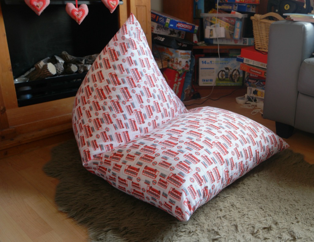 how to sew a bean bag chair