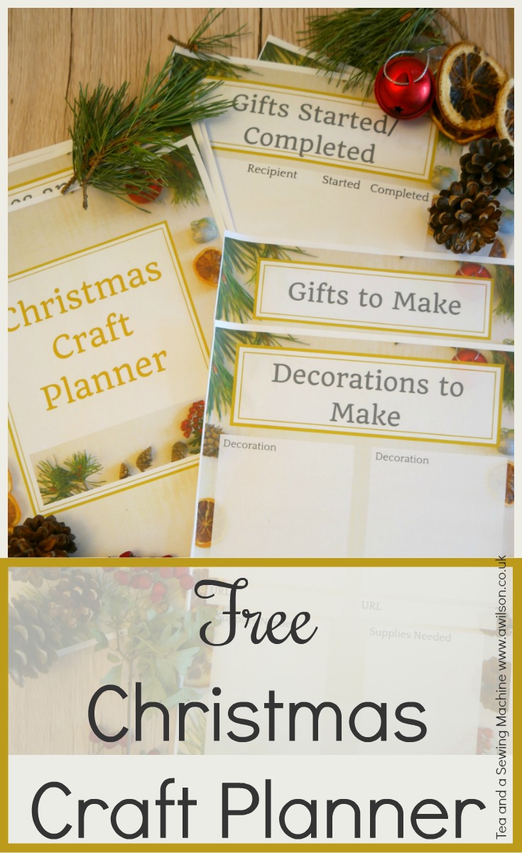 free christmas craft planner 