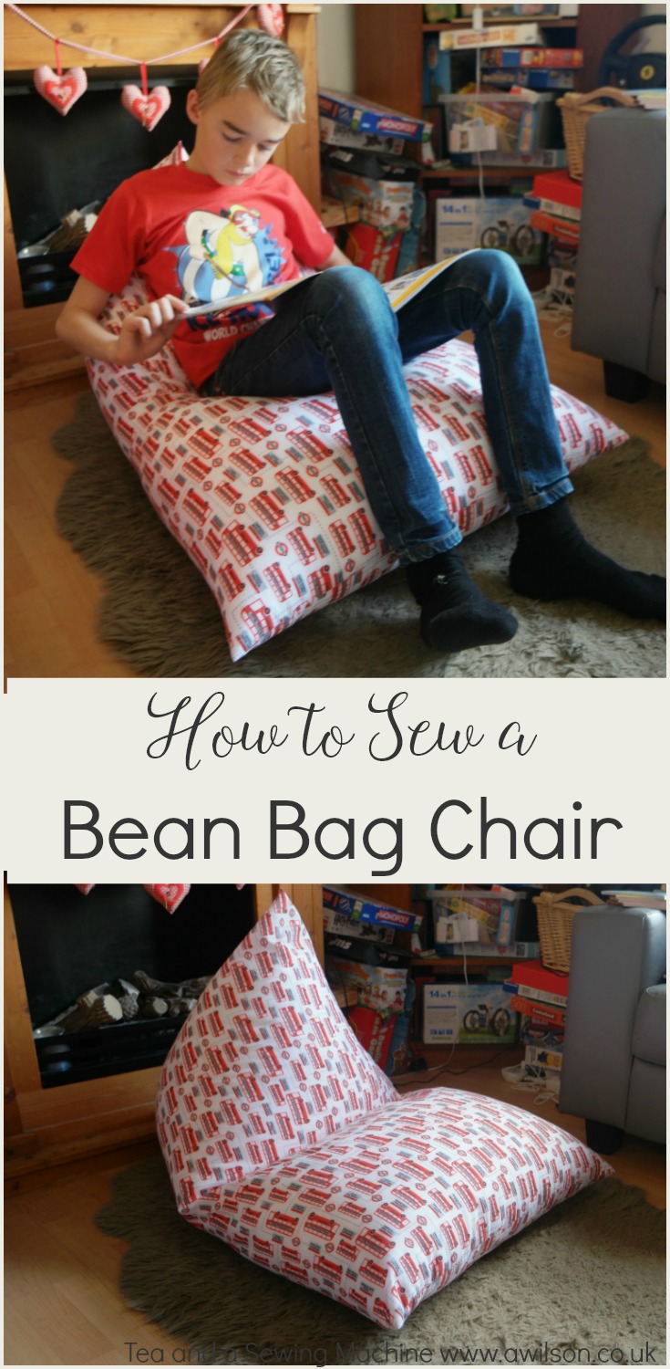 how to sew a bean bag chair