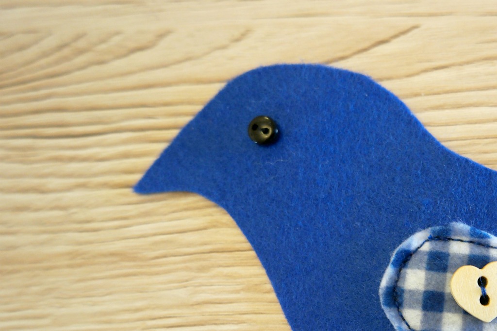 how to sew felt birds