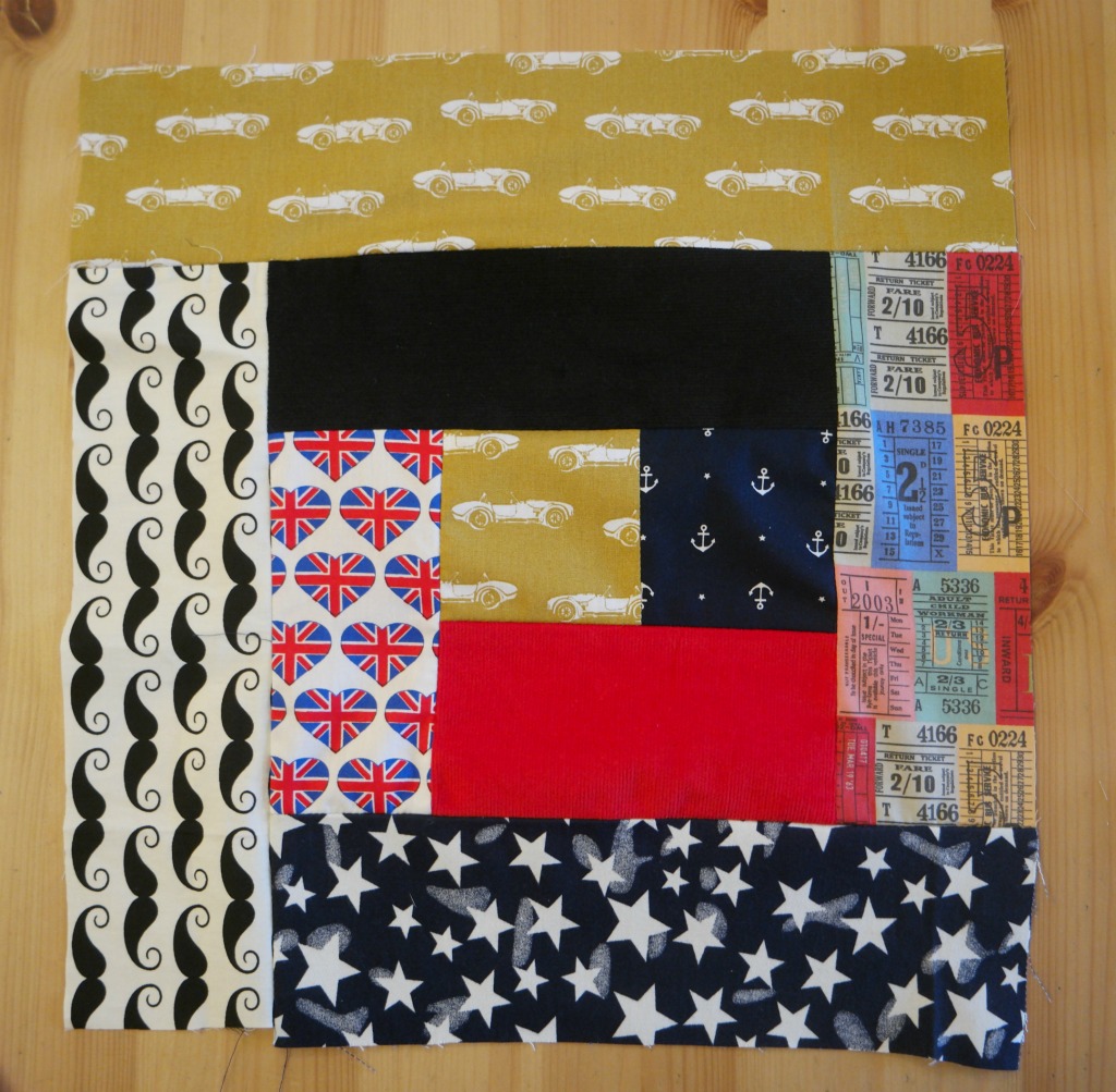 how to sew a log cabin quilt block 