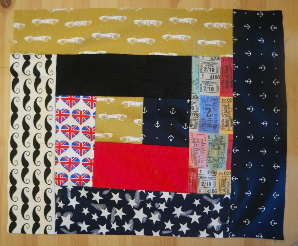 how to sew a log cabin quilt block 