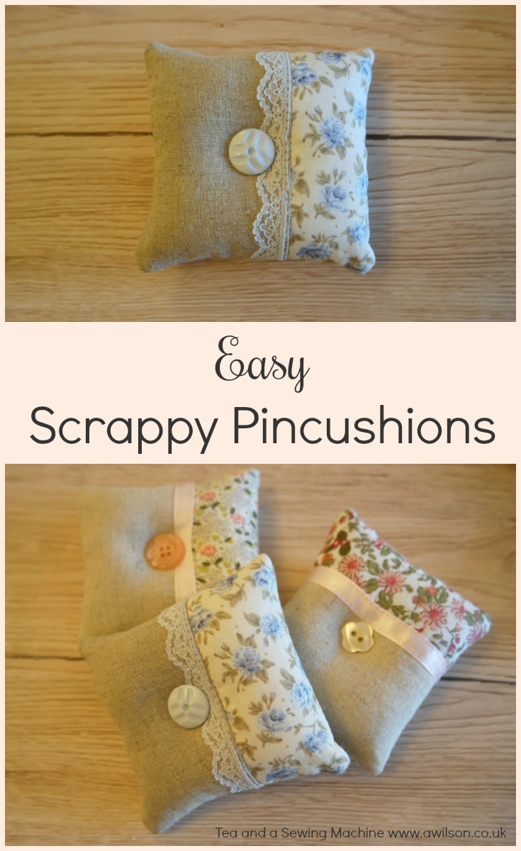 easy scrappy pincushions 
