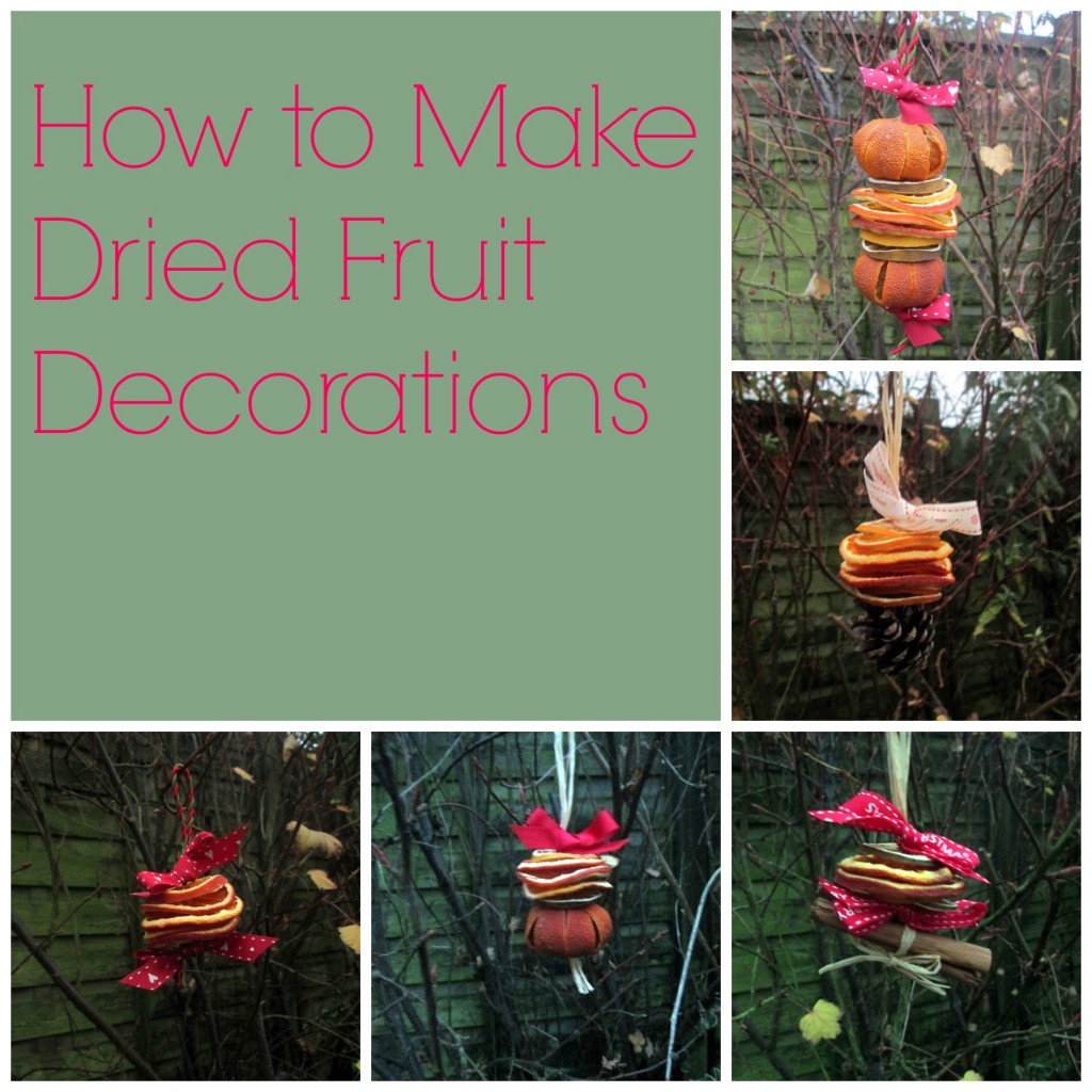 How to Make Dried Fruit Decorations Tea and a Sewing Machine