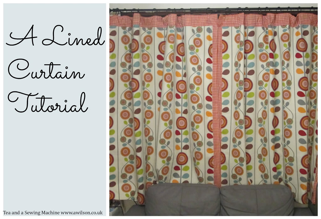 lined curtains tutorial