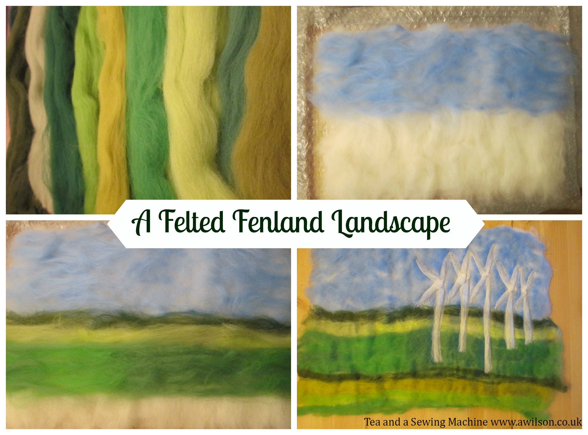 felted fenland landscape