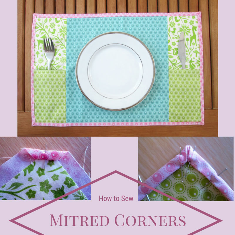 how to sew mitred corners