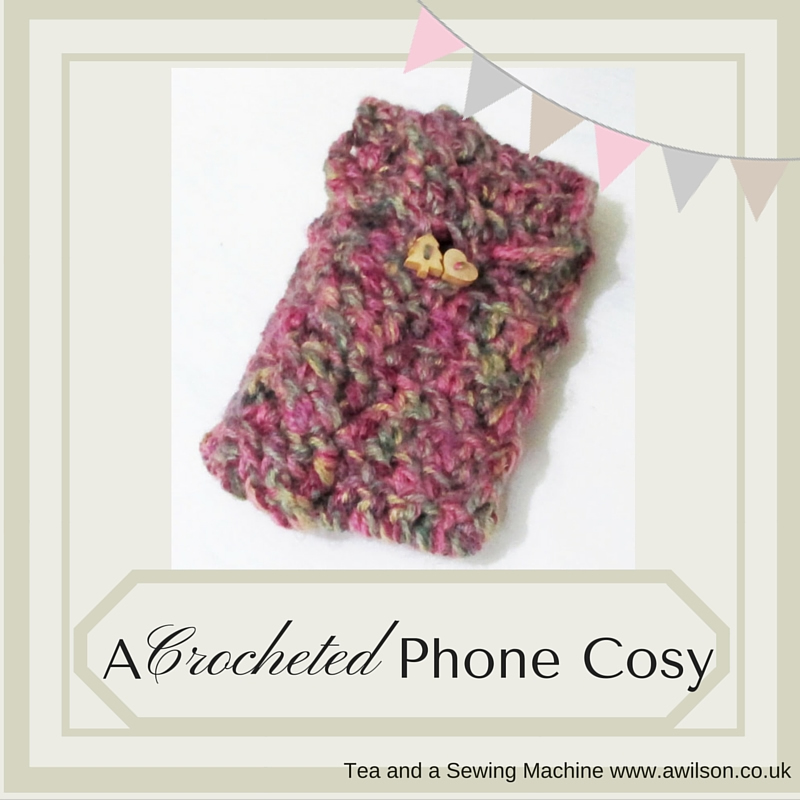 crocheted phone cosy tutorial