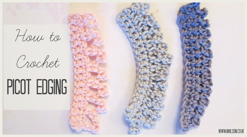 how to crochet picot edging