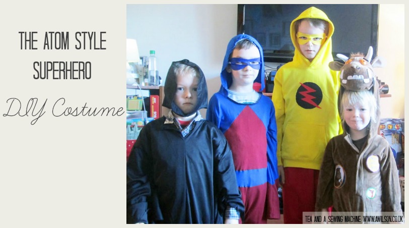 the atom superhero style diy costume