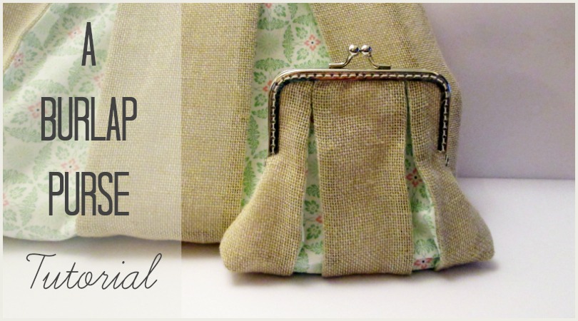 burlap purse tutorial