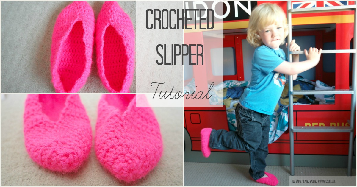 crocheted slippers tutorial how to