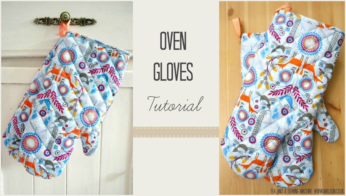 how to make oven gloves tutorial