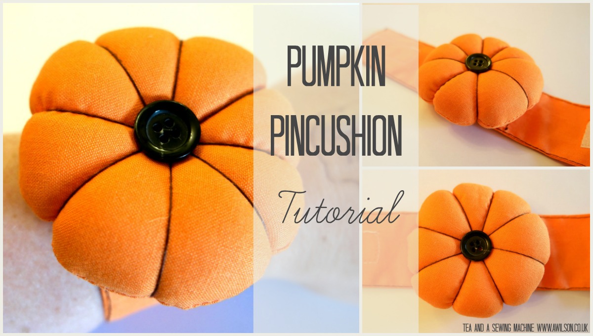 Pin Cushion Wrist, Pumpkin Sewing Pin Cushion-ksize
