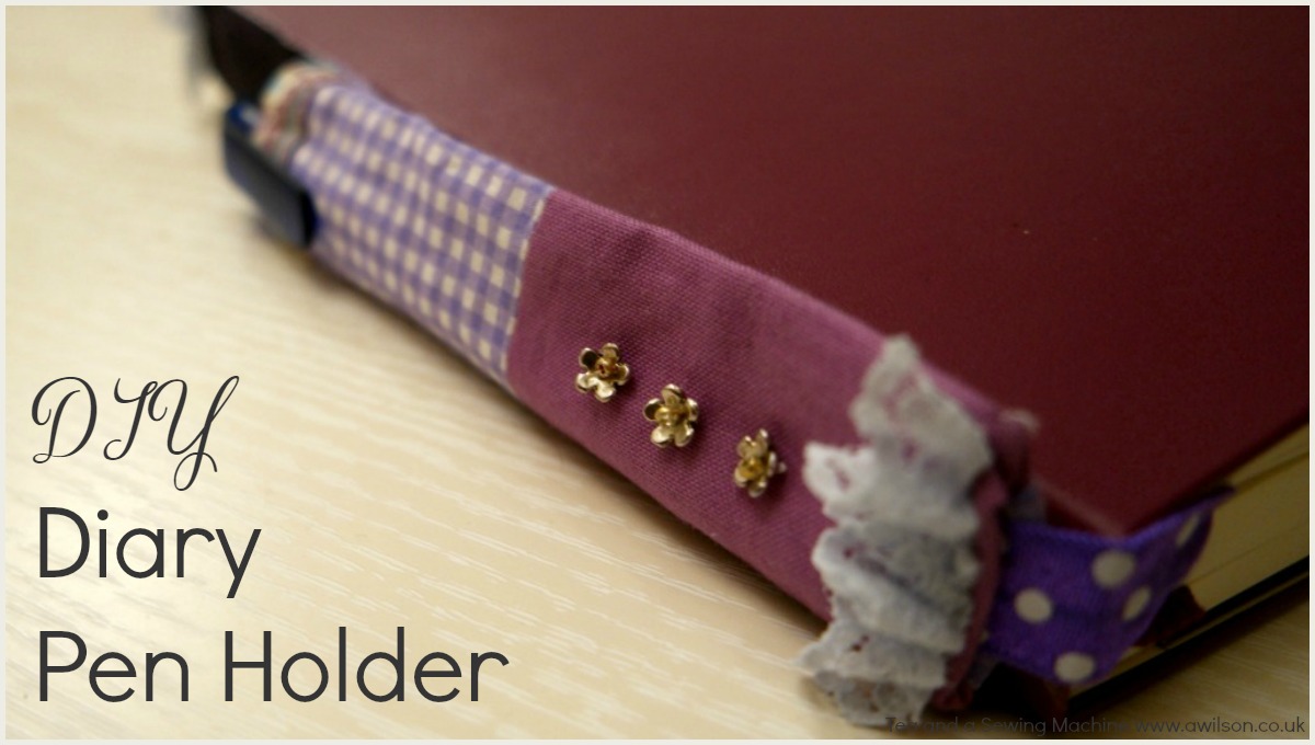 diy diary pen holder