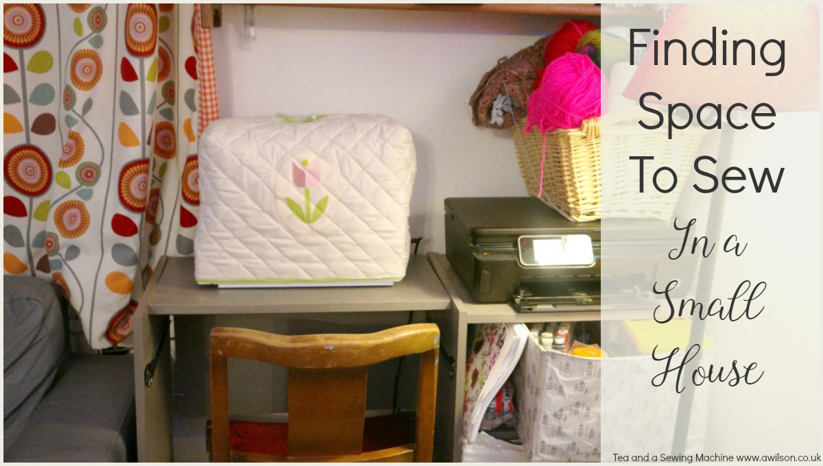 how to find space to sew in a small house