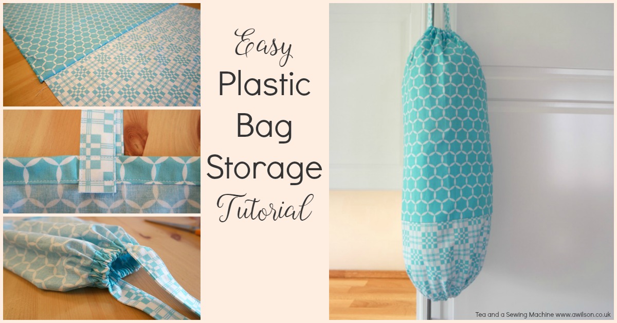 Easy Plastic Bag Storage Tutorial - Tea and a Sewing Machine