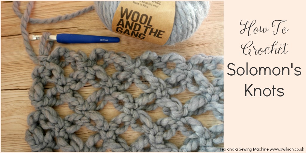 how to crochet solomon's knots