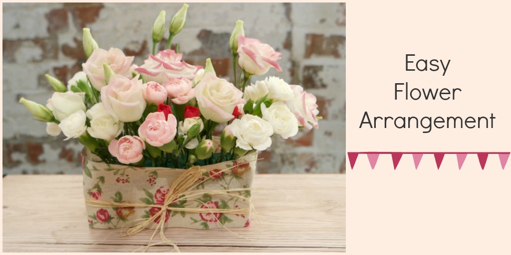 easy flower arrangement