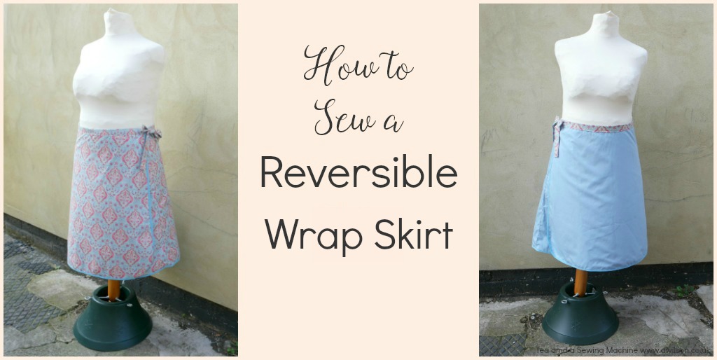 how to sew a reversible wrap skirt