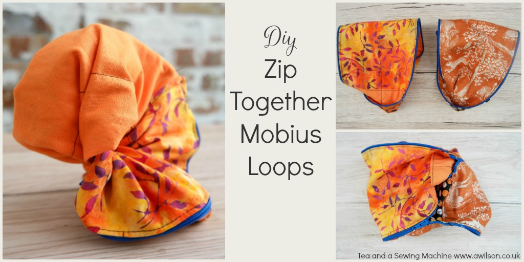 diy zip together mobius loops