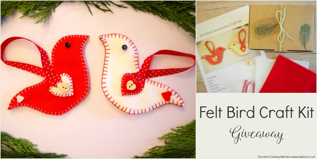 felt birds craft kit giveaway