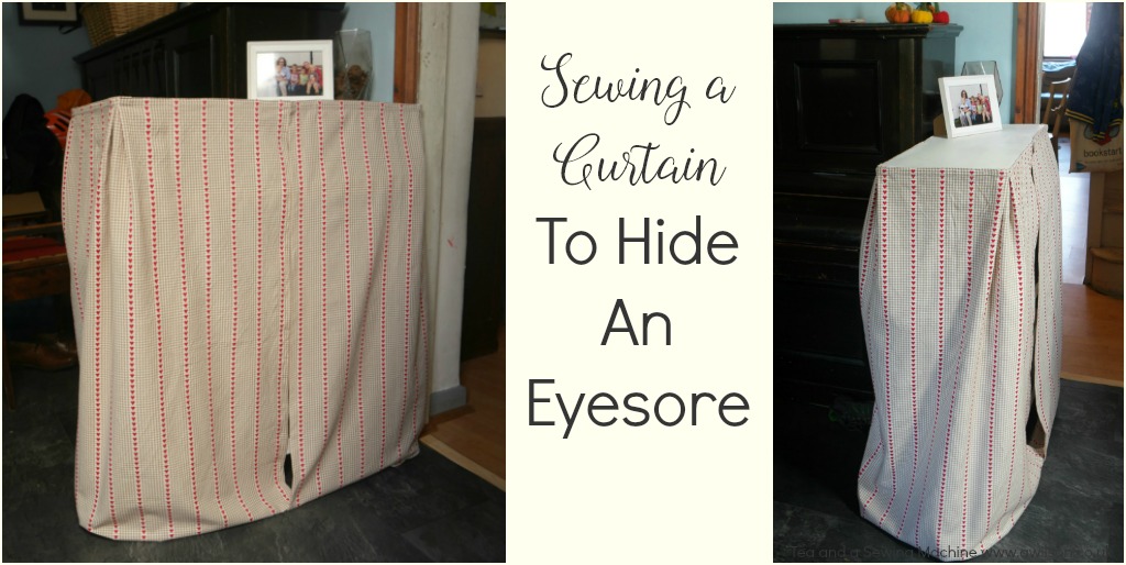 sewing to hide an eyesore