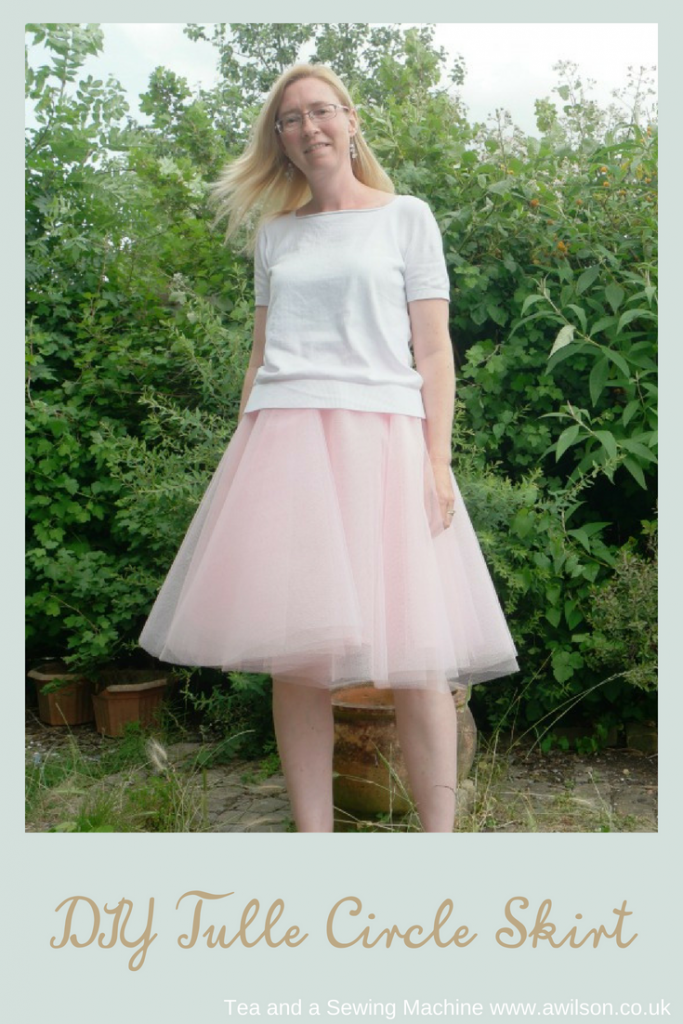 easy tulle circle skirt