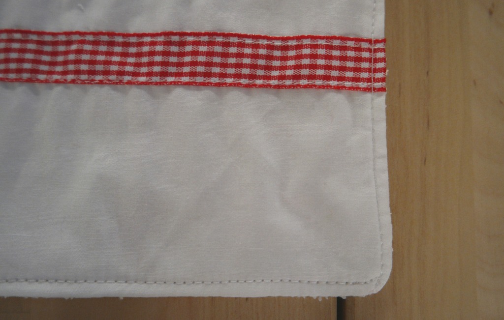 diy bunting tea towel