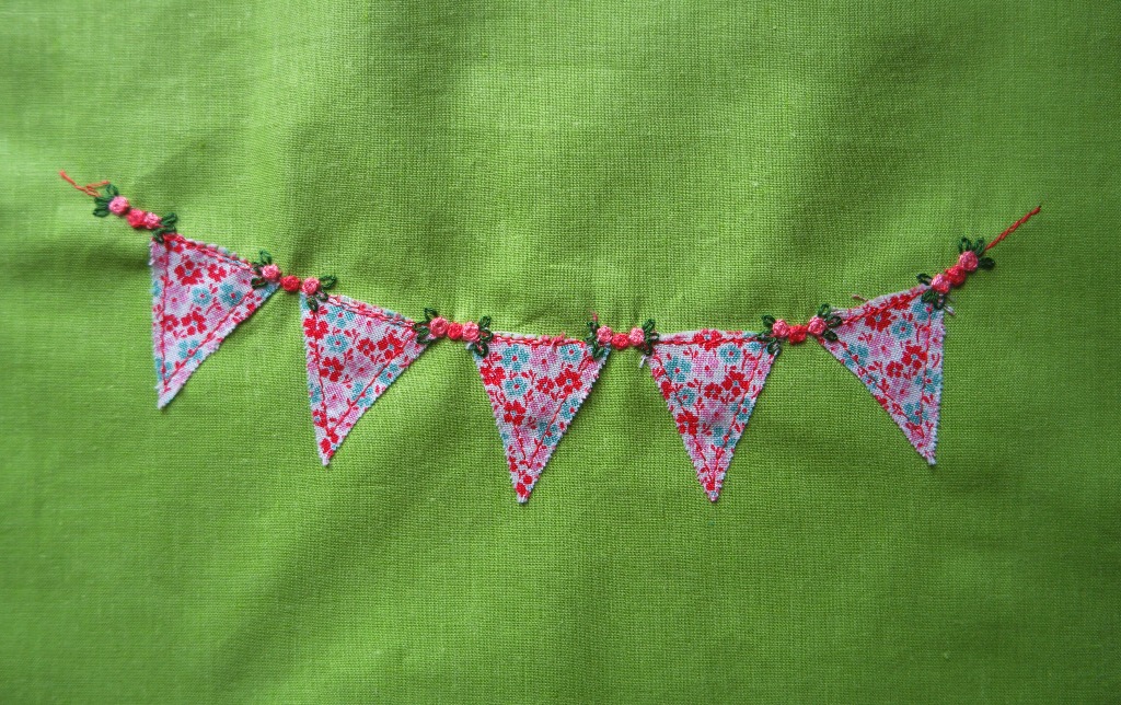 ideas for bunting embroidery