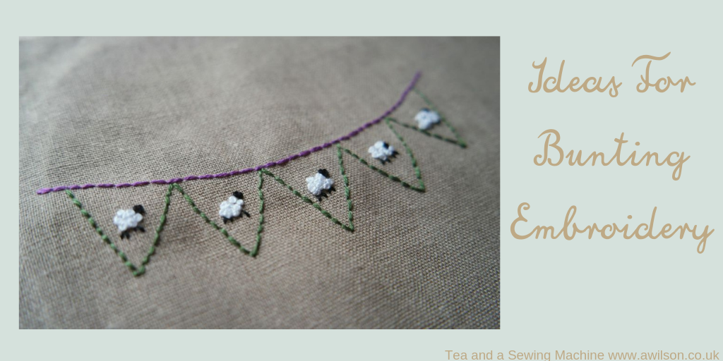 ideas for bunting embroidery