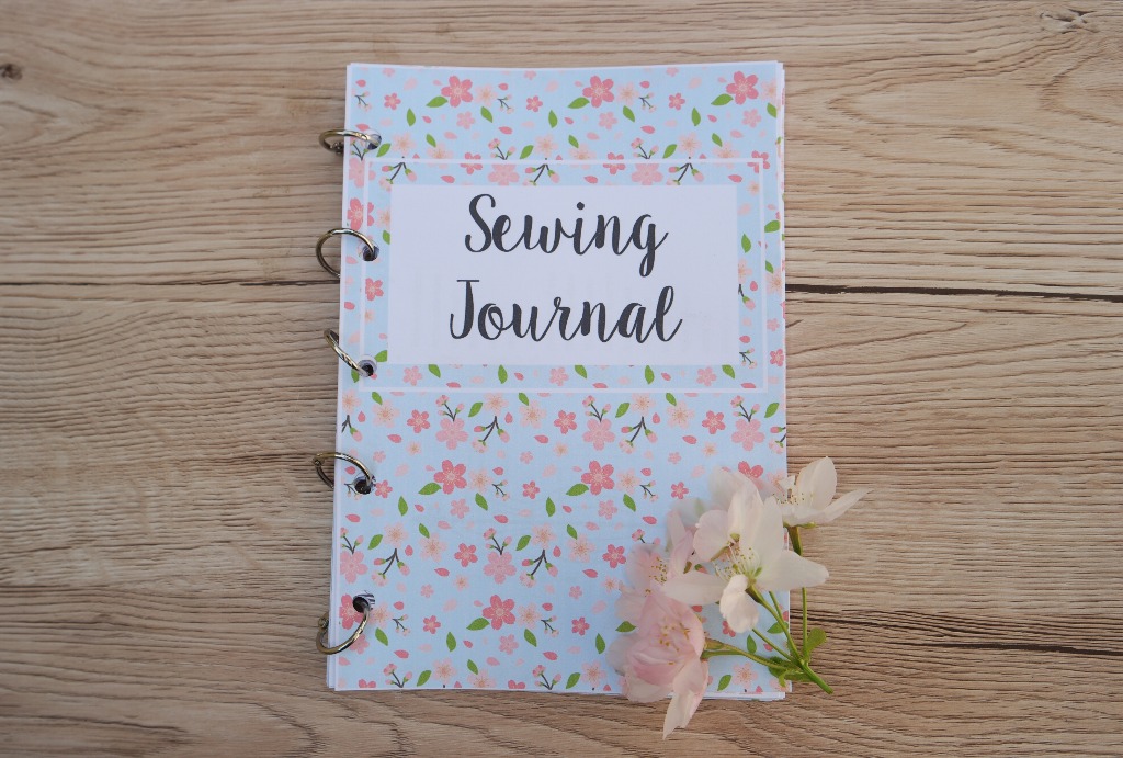 sewing journal cherry blossom version