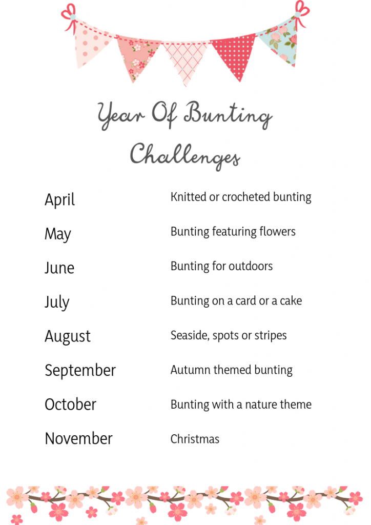 year of bunting challenges