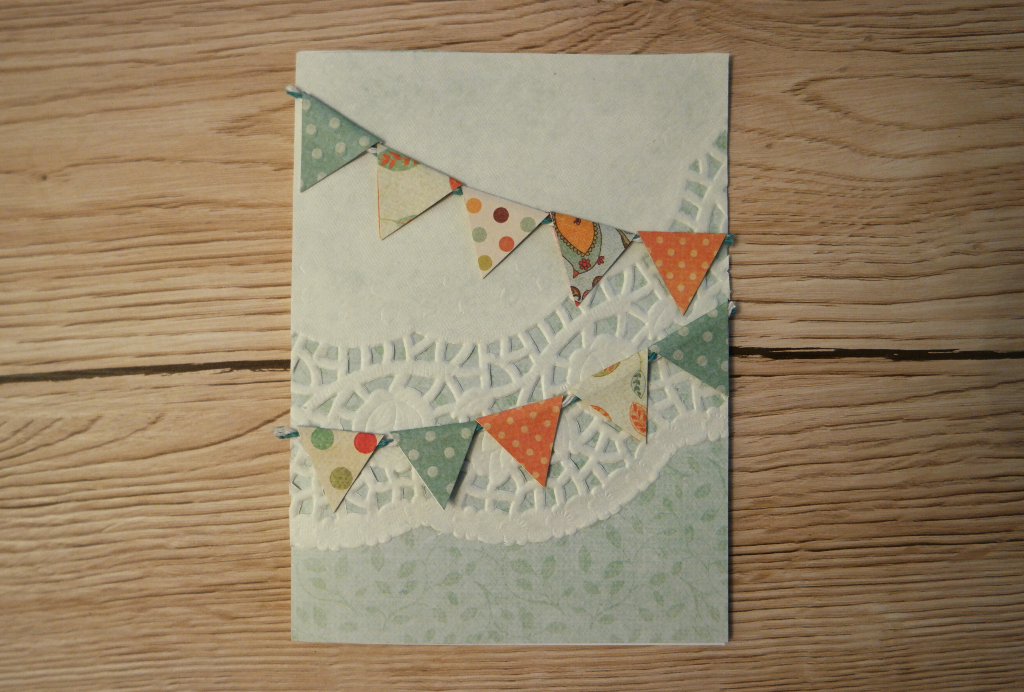 diy bunting card