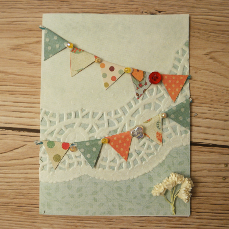 diy bunting card