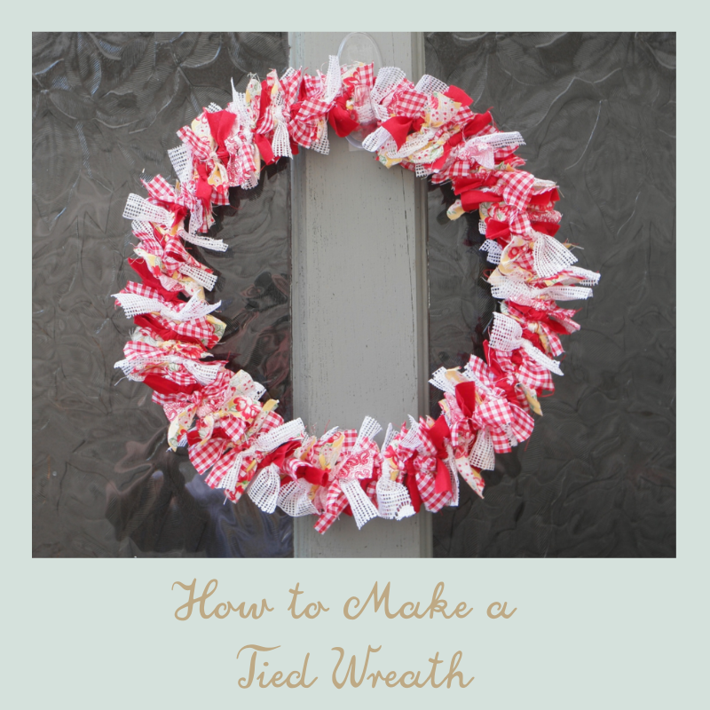 tied wreath