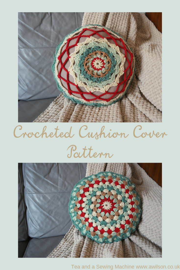 Crocheted Cushion Cover Pattern Wild Blossom Life