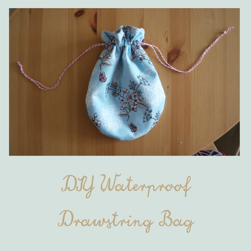 diy waterproof drawstring bag