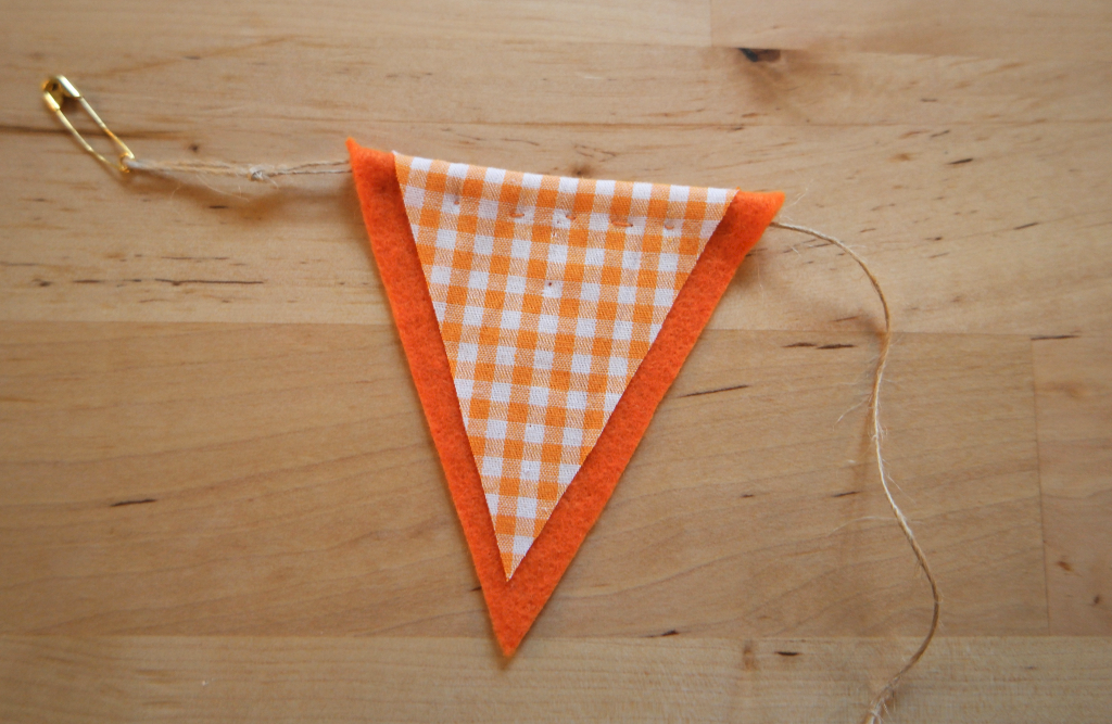 october nature themed bunting